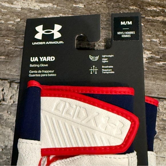 Under Armour Yard 9 Stars and Stripes Baseball Gloves Mens Size Medium NWT - Picture 3 of 11